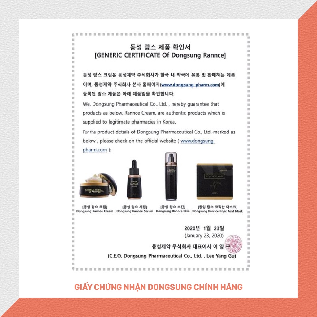 Bộ ba hỗ trợ cải thiện dưỡng ẩm, giảm thâm nám, tàn nhang và mờ thâm cao cấp Dongsung Skin + Serum + Cream BLOOMING