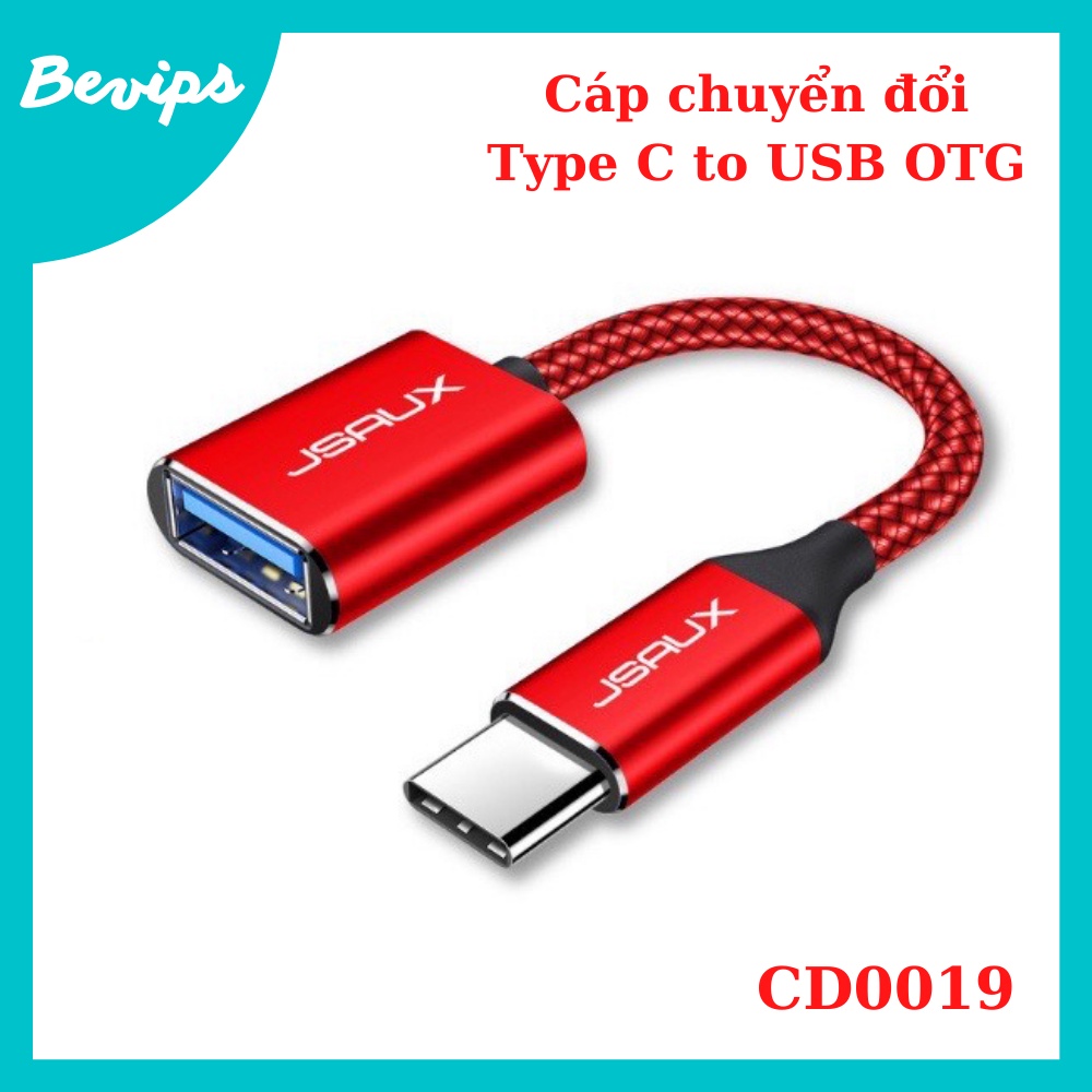 Cáp chuyển đổi dữ liệu Type C sang USB tốc độ cao dành cho Macbook, Ipad, điện thoại Samsung, Oppo, Huwei... | BigBuy360 - bigbuy360.vn