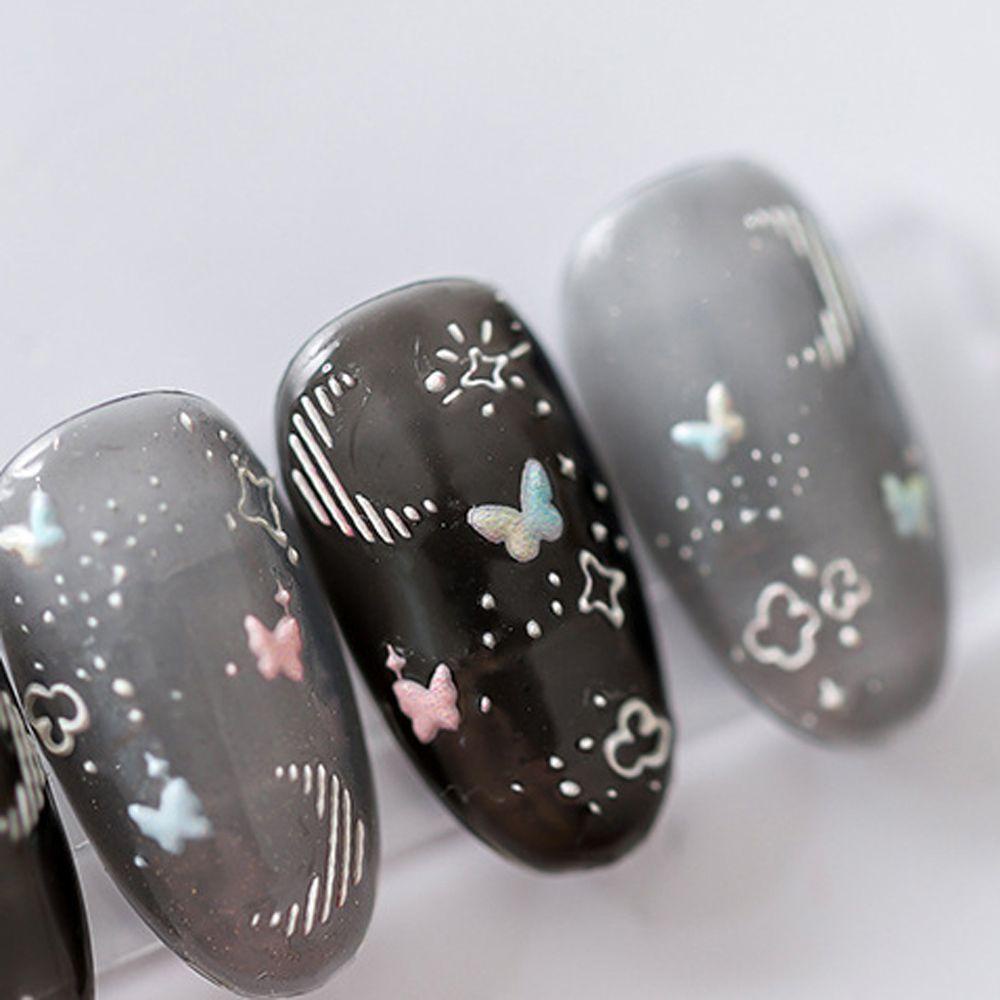 Miếng Dán Trang Trí Móng Tay Tự Dính Họa Tiết Hoạt Hình Dễ Thương