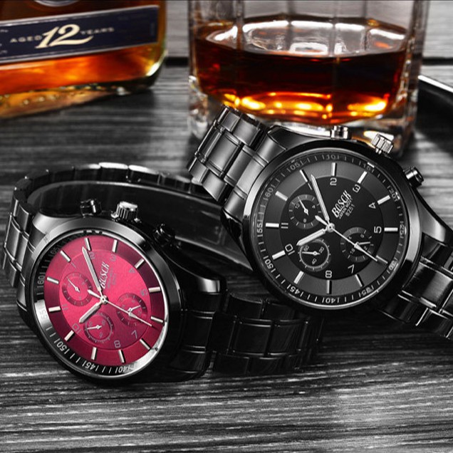 Đồng hồ nam BOSCK Japan 8251 ko lịch