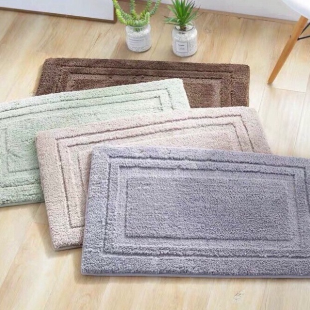 Thảm lau chân thấm nước Ghome chống trơn trượt cao cấp phòng khách, phòng tắm TC01