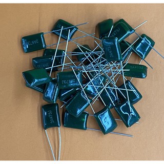 Túi 100 con tụ mica xanh lá 100v