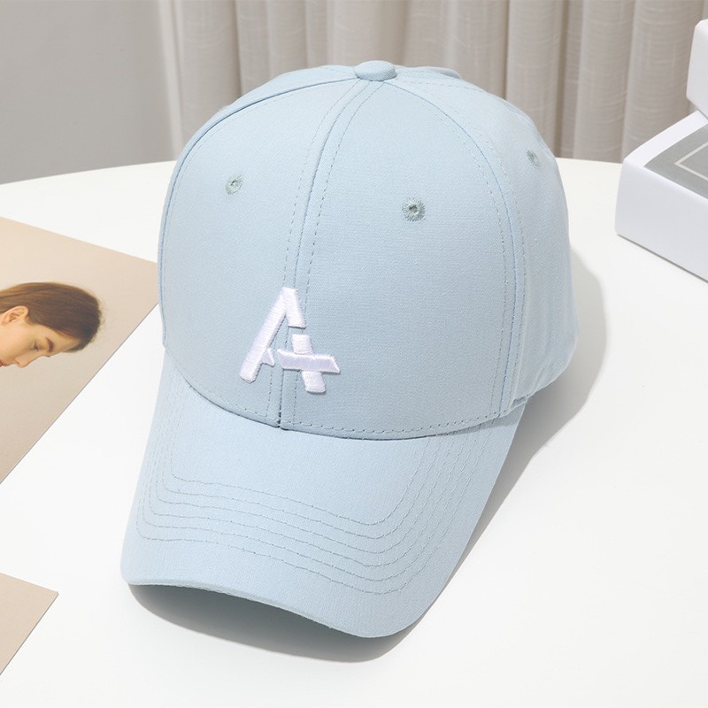 Mũ Lưỡi Trai Nón Kết Nhung Cao Cấp Thêu Chữ A 444 Phong Cách Ulzzang Form Unisex Nam Nữ - Hazo