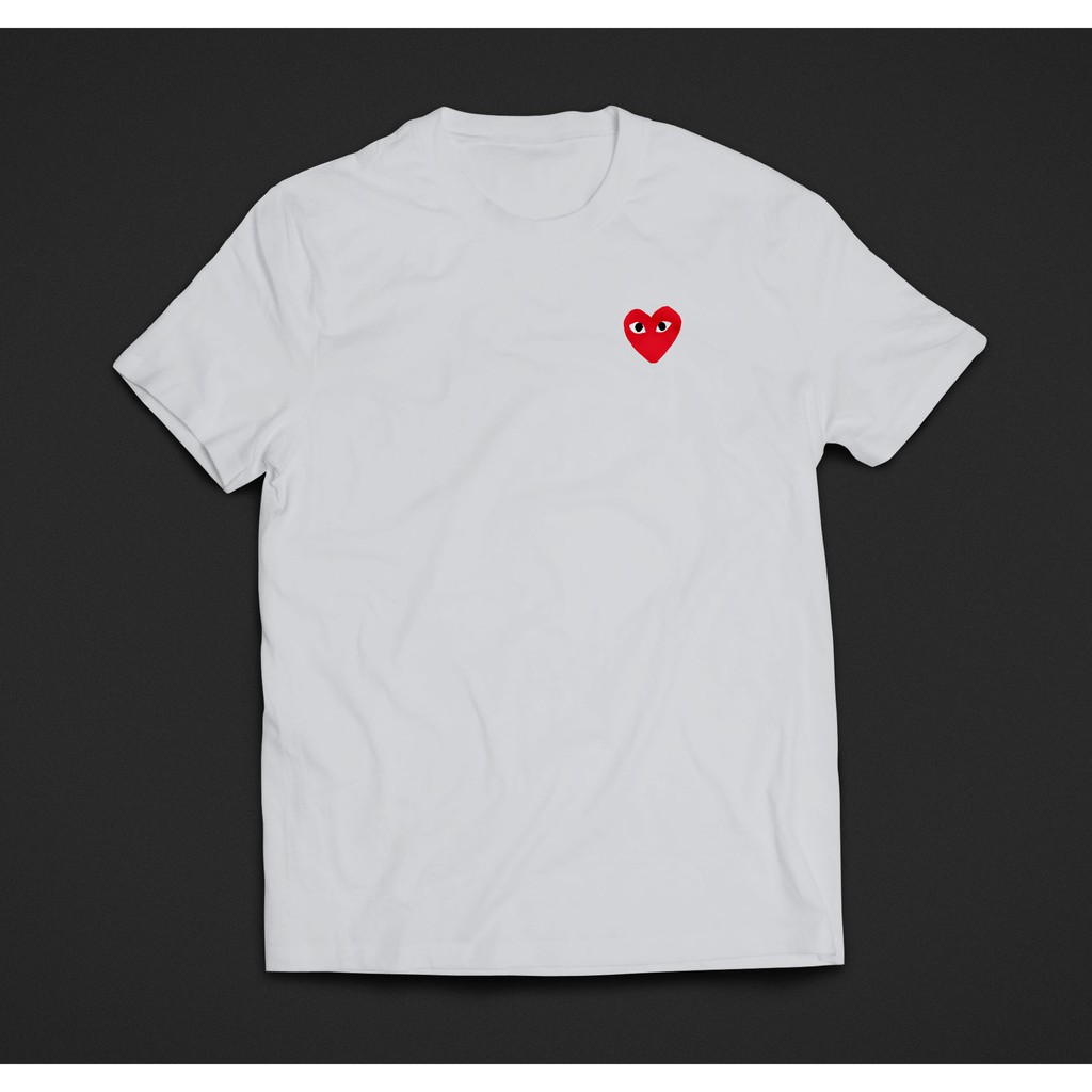 Áo thun trái tim CDG Comme des Garcons