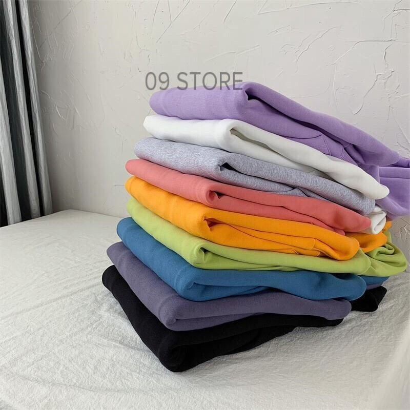 Áo hoodie trơn, áo nỉ trơn có mũ phong cách Hàn Quốc | BigBuy360 - bigbuy360.vn