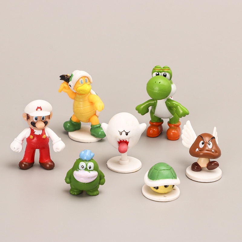 Set 16 Nhân Vật Trong Game Super Mario Cao 5cm Mô Hình Đồ Chơi Nhân Vật Hoạt Hình Mario Luigi Yoshi Toad Peach Goomba Lakitu Koopa Troopa Bowser Phiên Bản Q