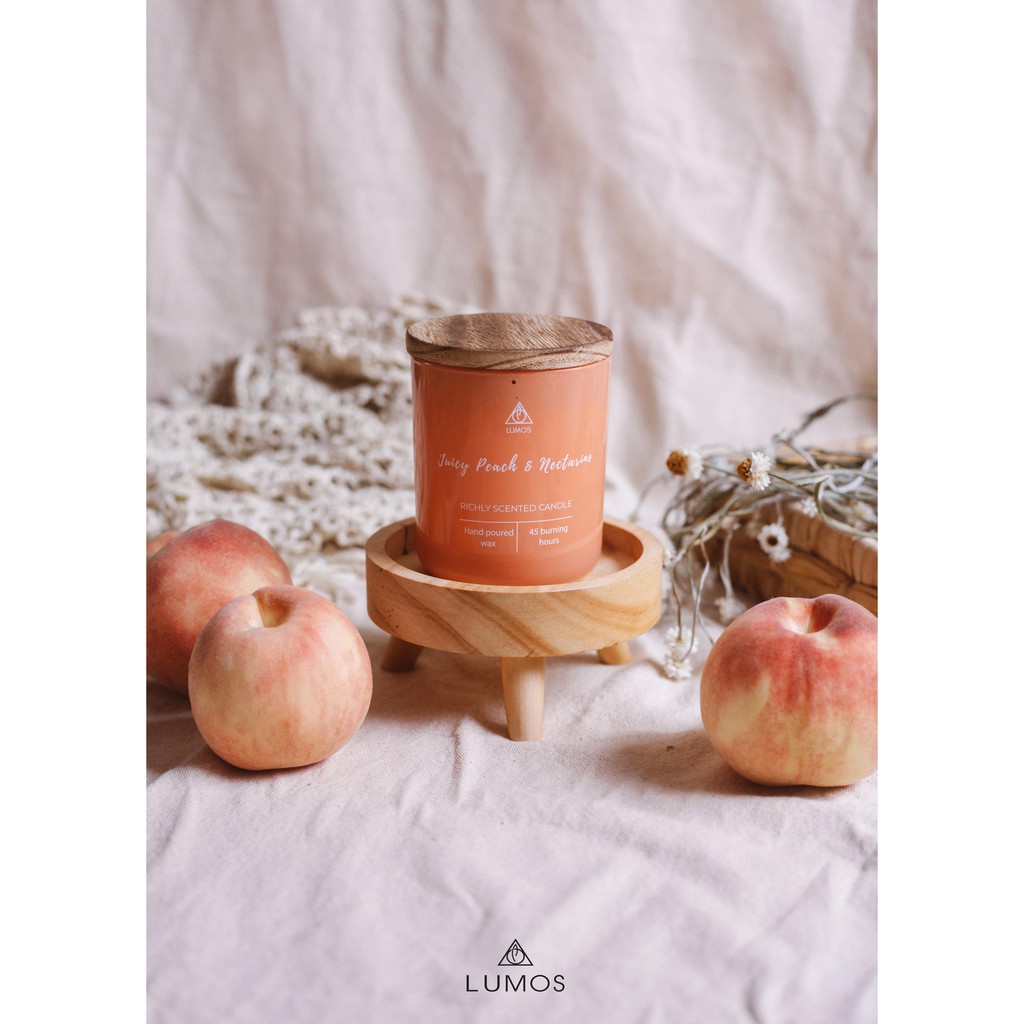 Nến thơm chuẩn xuất khẩu EU và US Việt Nam sản xuất thư giãn tinh thần nốt hương JUICY PEACH & NECTARINE DRS-NT007