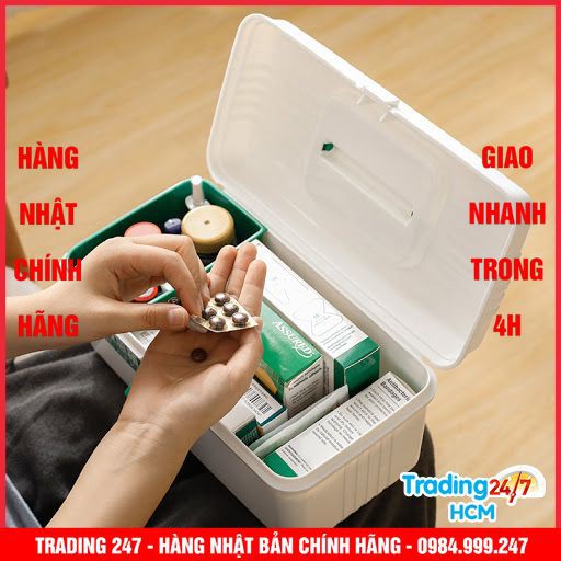 [Giao hàng HCM - 4h ] Hộp đựng thuốc và dụng cụ y tế cao cấp NỘI ĐỊA NHẬT BẢN