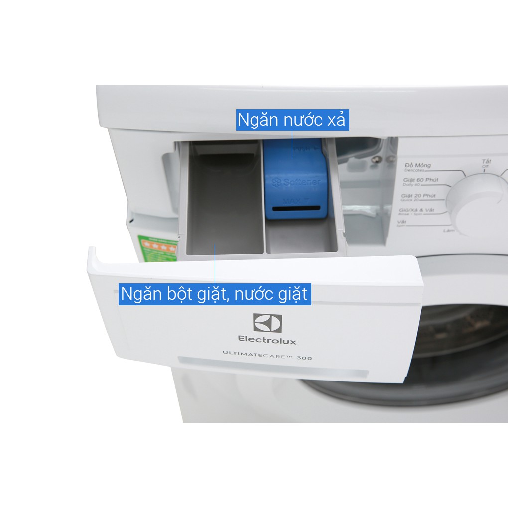 MÁY GIẶT ELECTROLUX 8 KG EWF8025DGWA - Giặt nước nóng, thêm đồ giặt khi đang giặt, giao miễn phí HCM