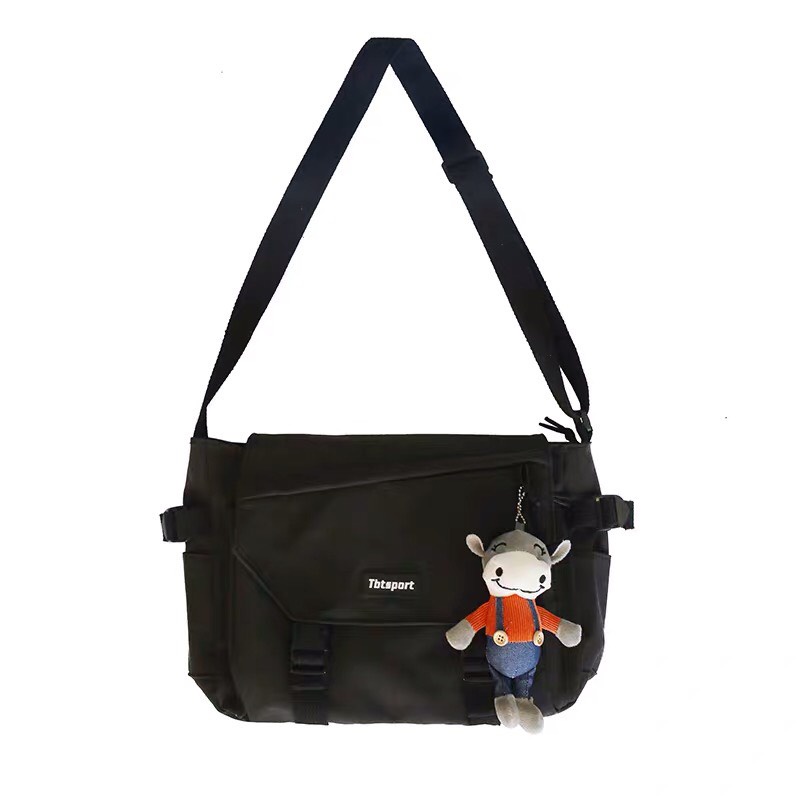 Túi tote vải đeo chéo canvas đựng đồ cao cấp nhiều ngăn ZIMI