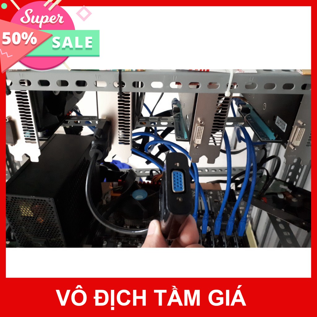 [Giá Sốc] Dây Chuyển DVI sang VGA có chíp