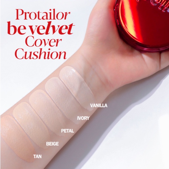 [2 lõi] Phấn Nước Che Phủ Hoàn Hảo Espoir Pro Tailor Be Velvet Cover Cushion SPF 34 PA++