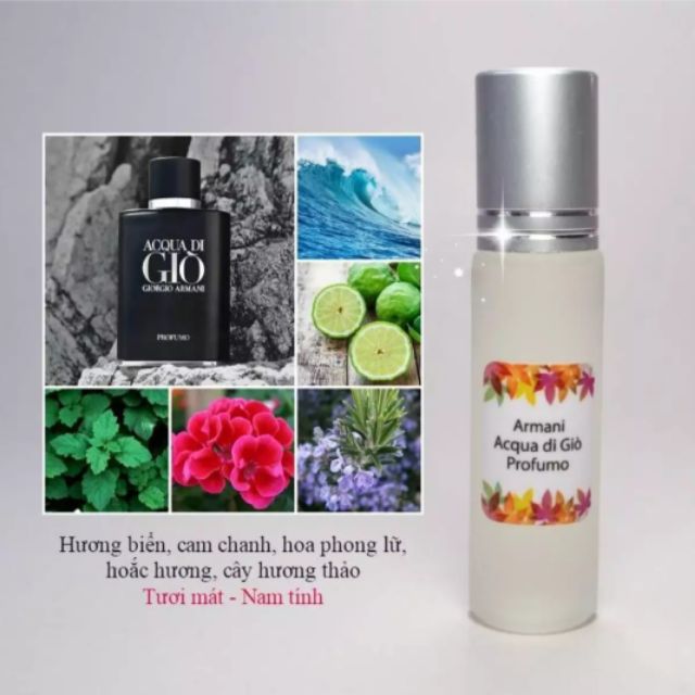 Tinh dầu nước hoa nam