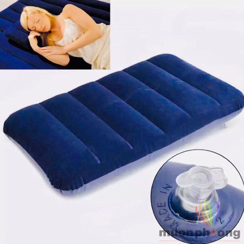 [FRSHIP 20K] Gối hơi văn phòng du lịch dã ngoại PVC - MUÔN PHƯƠNG SHOP | BigBuy360 - bigbuy360.vn
