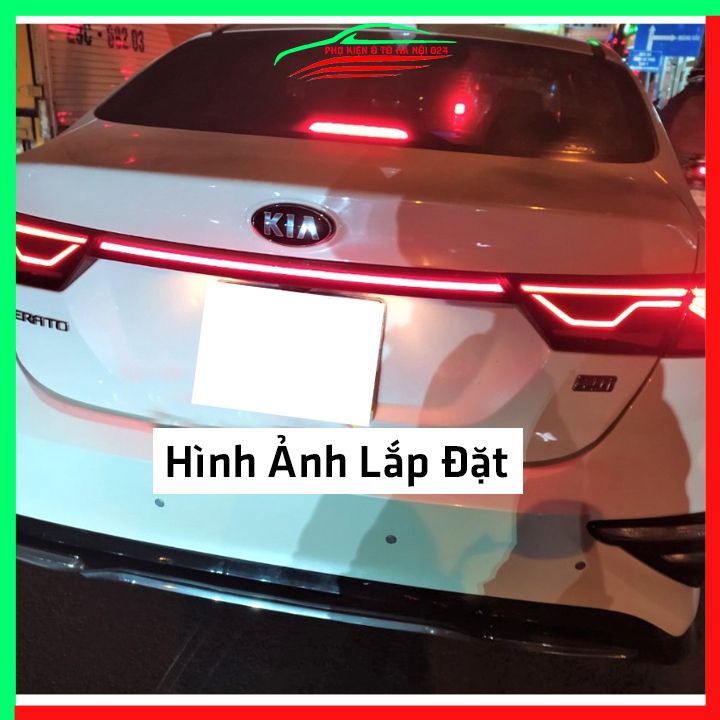 Ốp tay cốp sau có đèn led Cerato 2019-2020 ánh sáng đỏ trang trí xe