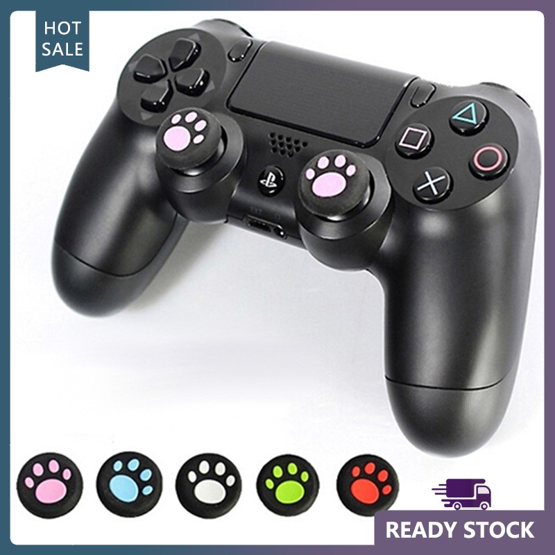 Bộ 2 vỏ silicone bọc cần analog trang trí họa tiết chân mèo xinh xắn cho tay cầm PS3/ PS4/ Xbox one 360 | BigBuy360 - bigbuy360.vn