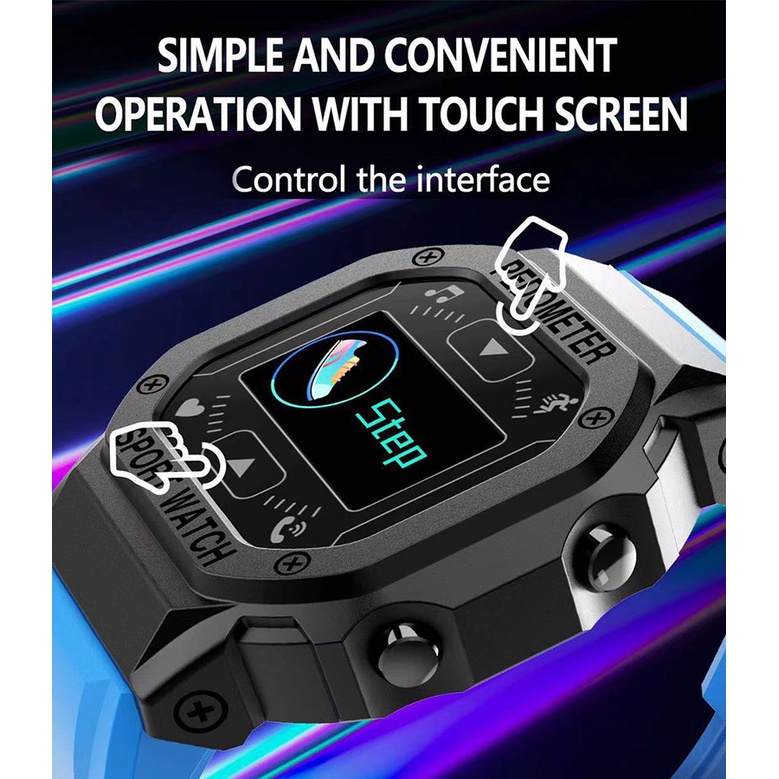 Đồng Hồ Thông Minh Xiaomi Casio Đo Nhịp Tim Chống Thấm Nước Dành Cho Nam Và Nữ