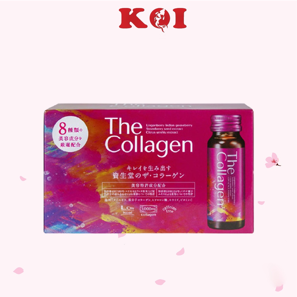 Nước uống Shiseido The Collagen 1000mg hộp 10 chai