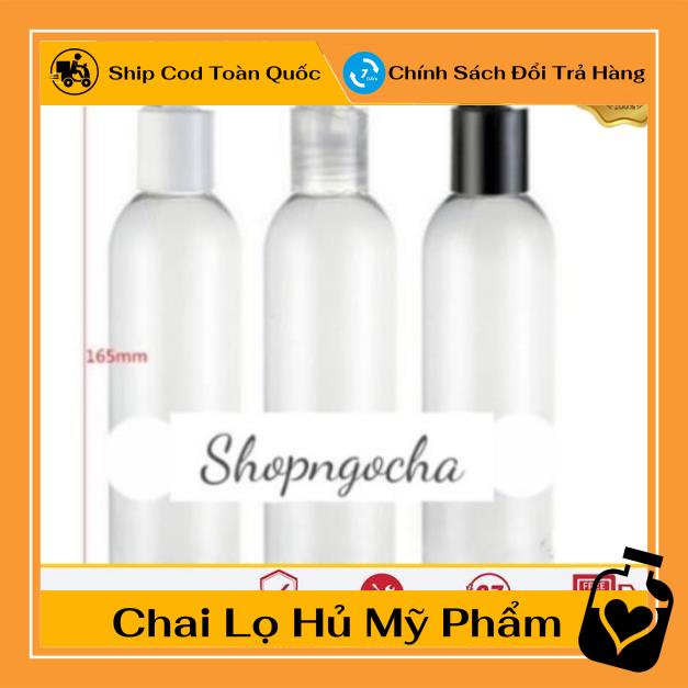 Chai Chiết Mĩ Phẩm ❤ TOP GIÁ RẺ ❤ Chai nhựa pet nắp nhấn150ml , 200ml,250ml chiết mỹ phẩm , , phụ kiện du lịch