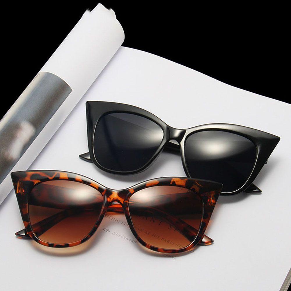 Kính Mát Mắt Mèo Chống Bức Xạ Phong Cách Hàn Quốc Dành Cho Nam Nữ