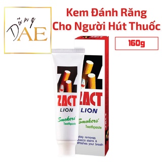 Kem Đánh Răng Zact Lion Thái Lan Khử Hôi Miệng, Giảm Ố Vàng Răng 160g