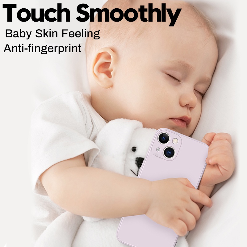 Ốp điện thoại silicone mềm màu kẹo chống sốc thích hợp cho Iphone 13 Pro Max 13 Mini 13 Pro