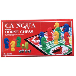 [ FLASH SALE] Bộ Bàn Cờ Cá Ngựa Nam Châm Cỡ Lỡn Siêu Bền Giá Rẻ Cỡ 28 cm x 28 cm