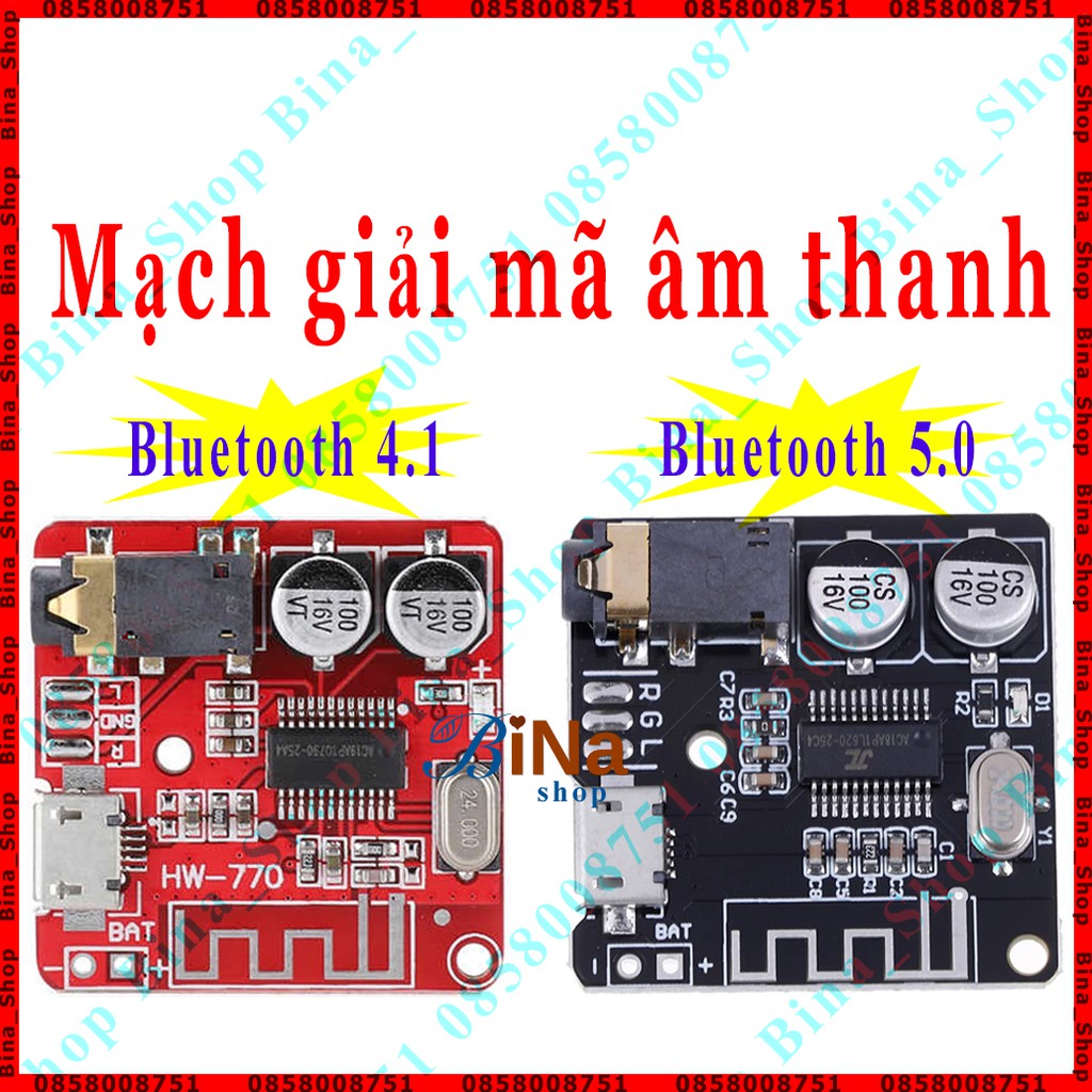 Mạch giải mã âm thanh Bluetooth 4.1 5.0 XY-BT VHM-314