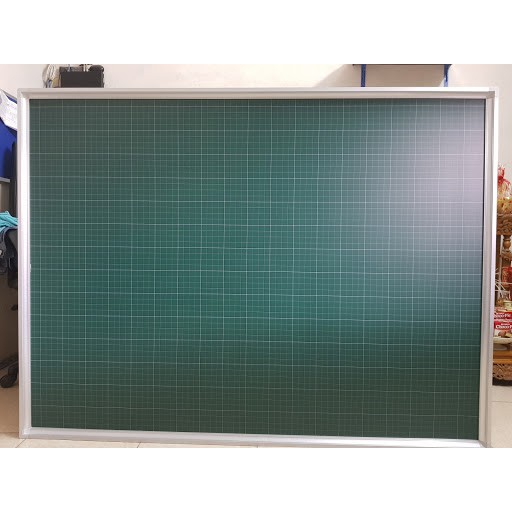 Bảng từ xanh kẻ 4 ô ly luyện viết chữ viết Gem Decor