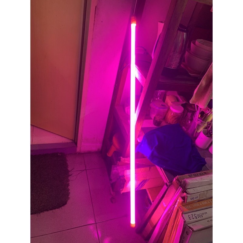 Đèn LED neon Tuýp LED thanh màu T5 Liền Máng Dài 90/120 cm, Màu xanh dương, hồng