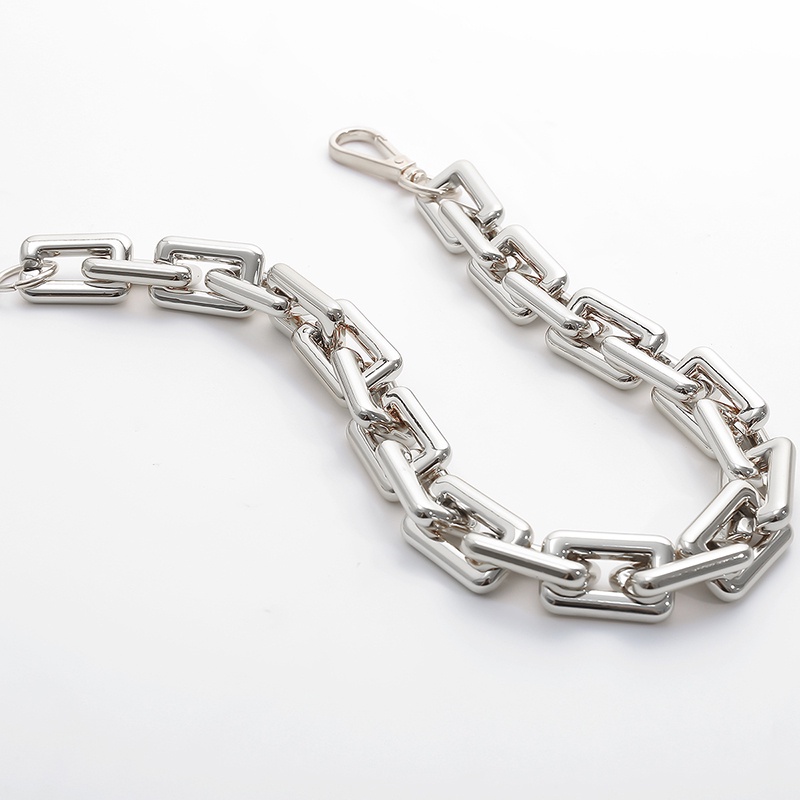 Vòng cổ choker kiểu dây xích phong cách punk Hip Hop ấn tượng