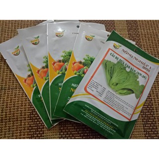 Hạt giống cải bẹ dưa - gói 20 gram