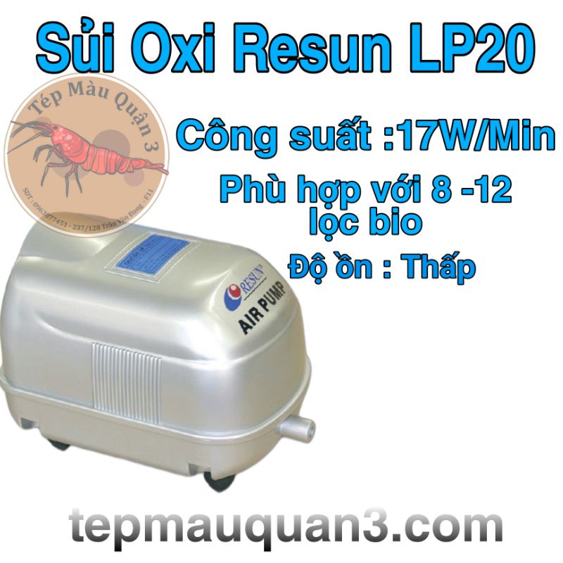 Máy Sủi Oxi Resun LP20 - LP60 - LP100 Công Suất Lớn