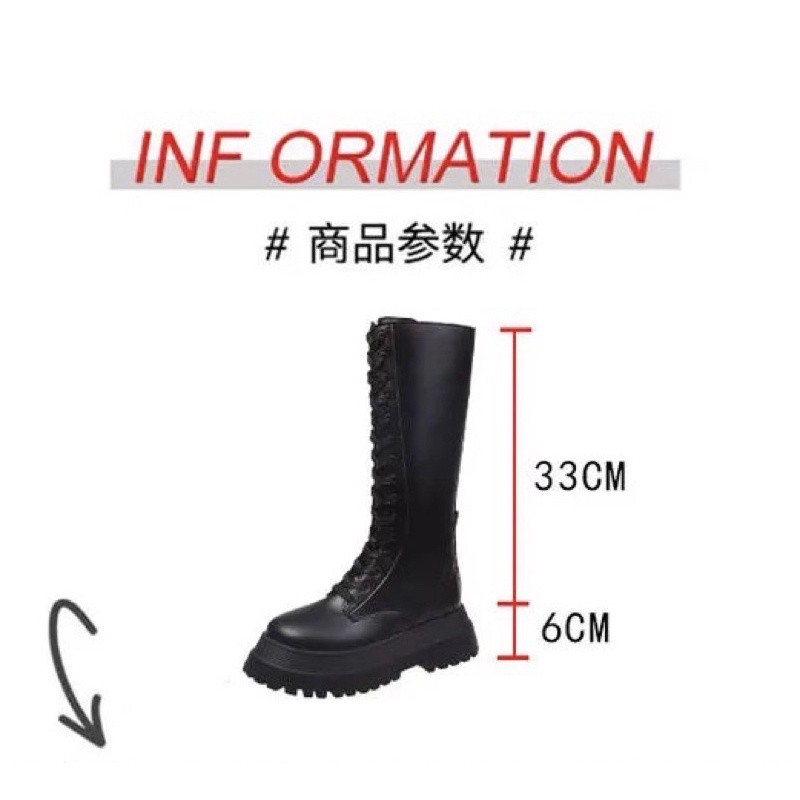 Boot nữ cổ cao đan dây đế 6cm,boot đùi chiến binh, bốt da,ôm chân,chuẩn form[LOẠI 1](Ảnh thật) | BigBuy360 - bigbuy360.vn