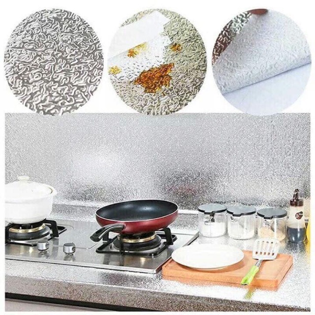 Cuộn giấy bạc dán bếp chống nước chống nhiệt