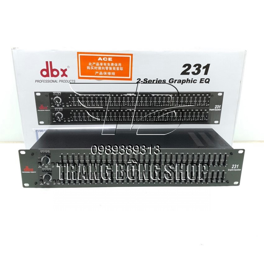 Lọc xì equalizer cao cấp DBX 231 ( HÀNG LOẠI 1)