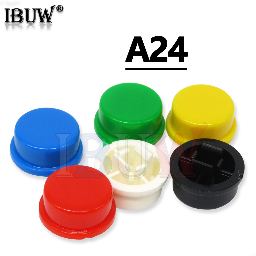 Set 20 Mô Đun Nút Nhấn Mini DIP 4PIN A14 A24 Màu Trắng/Xanh Lá/Vàng/Đỏ/Xanh Lá