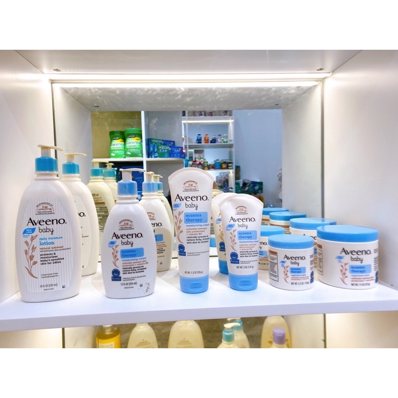 Kem chàm dưỡng ẩm ngày đêm cho bé Aveeno Baby Eczema Therapy Moisturizing Cream