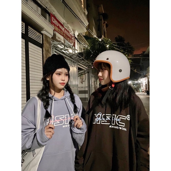 Áo Hoodie Domino (2 color) lai rách