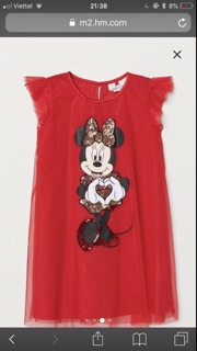 Váy HM Minnie Mouse siêu xinh