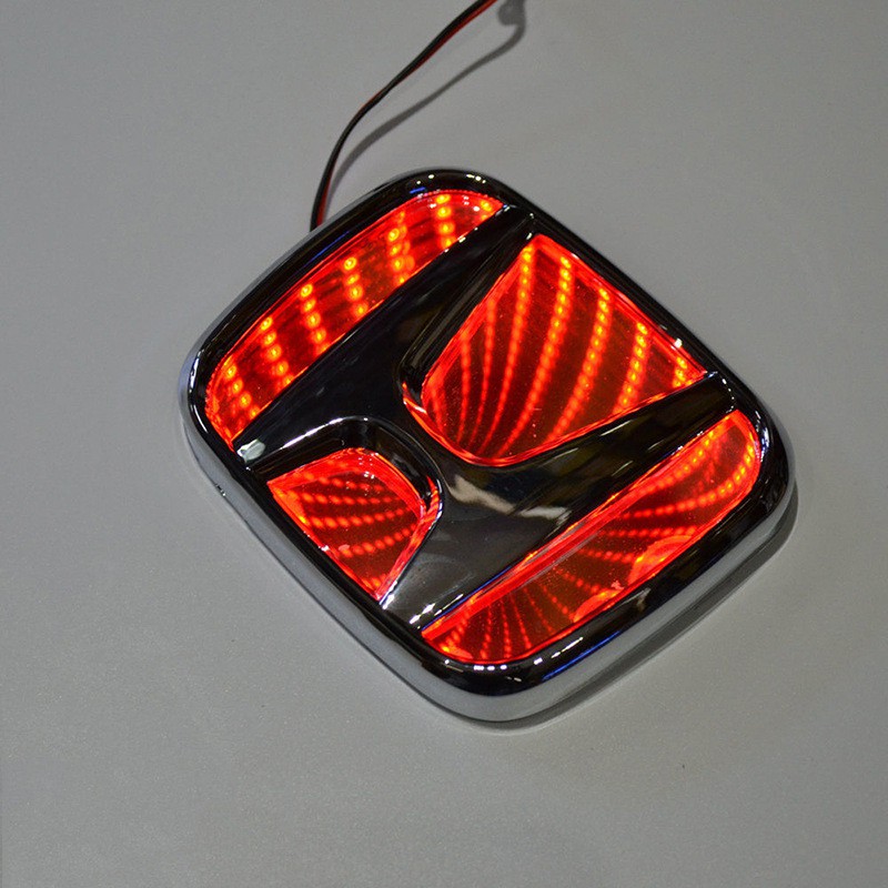 Mới Đèn LED Logo 5D Gắn Phía Trước Xe Hơi Honda Accord Fit Crosstour H-RV Pilot