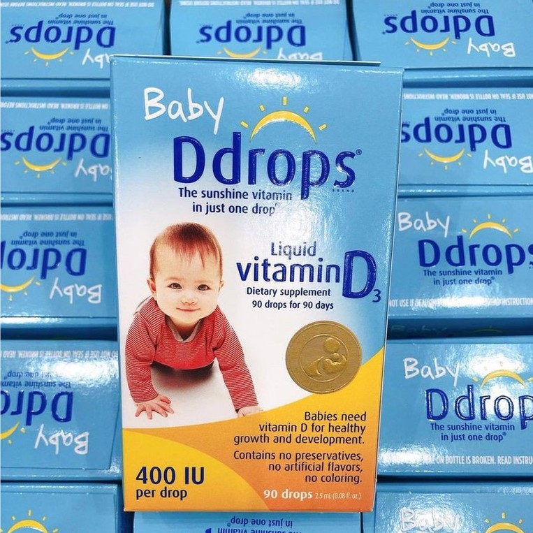 Vitamin Ddrops 400IU (Canada) cho trẻ  từ 0 tới 1 tuổi