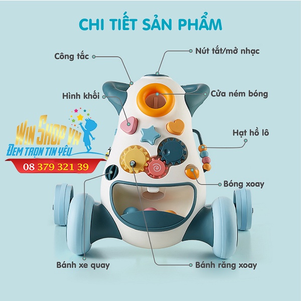 Xe tập đi Holla cho bé
