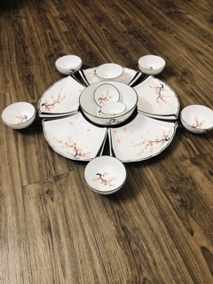 Set đồ ăn cuốn thư 5 cánh
