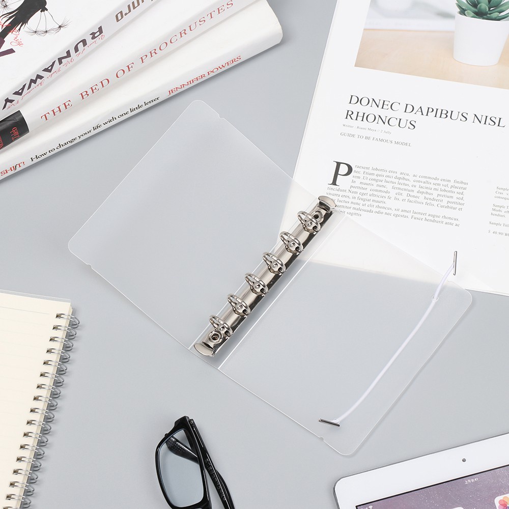 Bìa Kẹp Tài Liệu Bằng Nhựa Khổ A4 / B5 / A5 / A6 / A7 Phong Cách Vintage Ốp