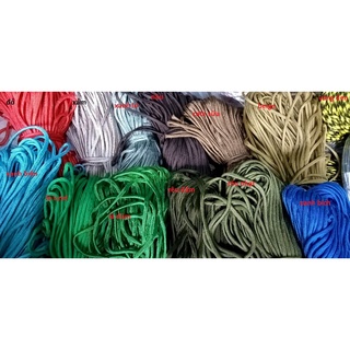 Bó 28-30mét dây dù paracord 7 lõi 4mm tròn - (có trên 25 màu)