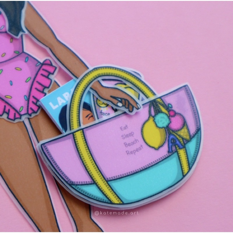 BÚP BÊ GIẤY BỘ SƯU TẬP THỜI TRANG BIỂN