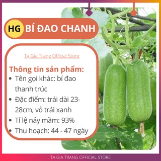[Bán sỉ] - Hạt giống bí đao chanh (bí đao thanh trúc)