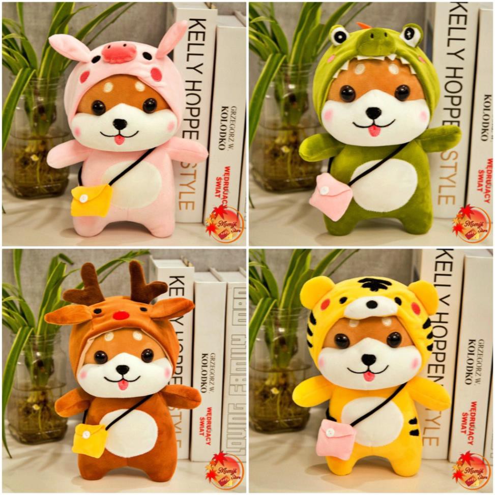 (COMBO 5 SHIBA BÔNG)⚡ĐỘC ĐÁO⚡Gấu Bông Chó Shiba Cosplay mềm mịn size nhỏ 25 cm. Hàng cao cấp cho trẻ nhỏ.