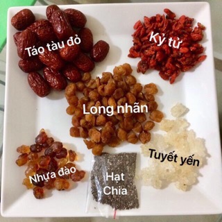 Sét mini chè dưỡng nhan (11-12 vị) 80-100gr
